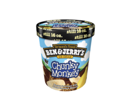 Ben & Jerry’s Pints <br> Chunky Monkey