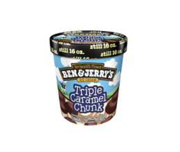 Ben & Jerry’s Pints <br>Triple Caramel Chunk